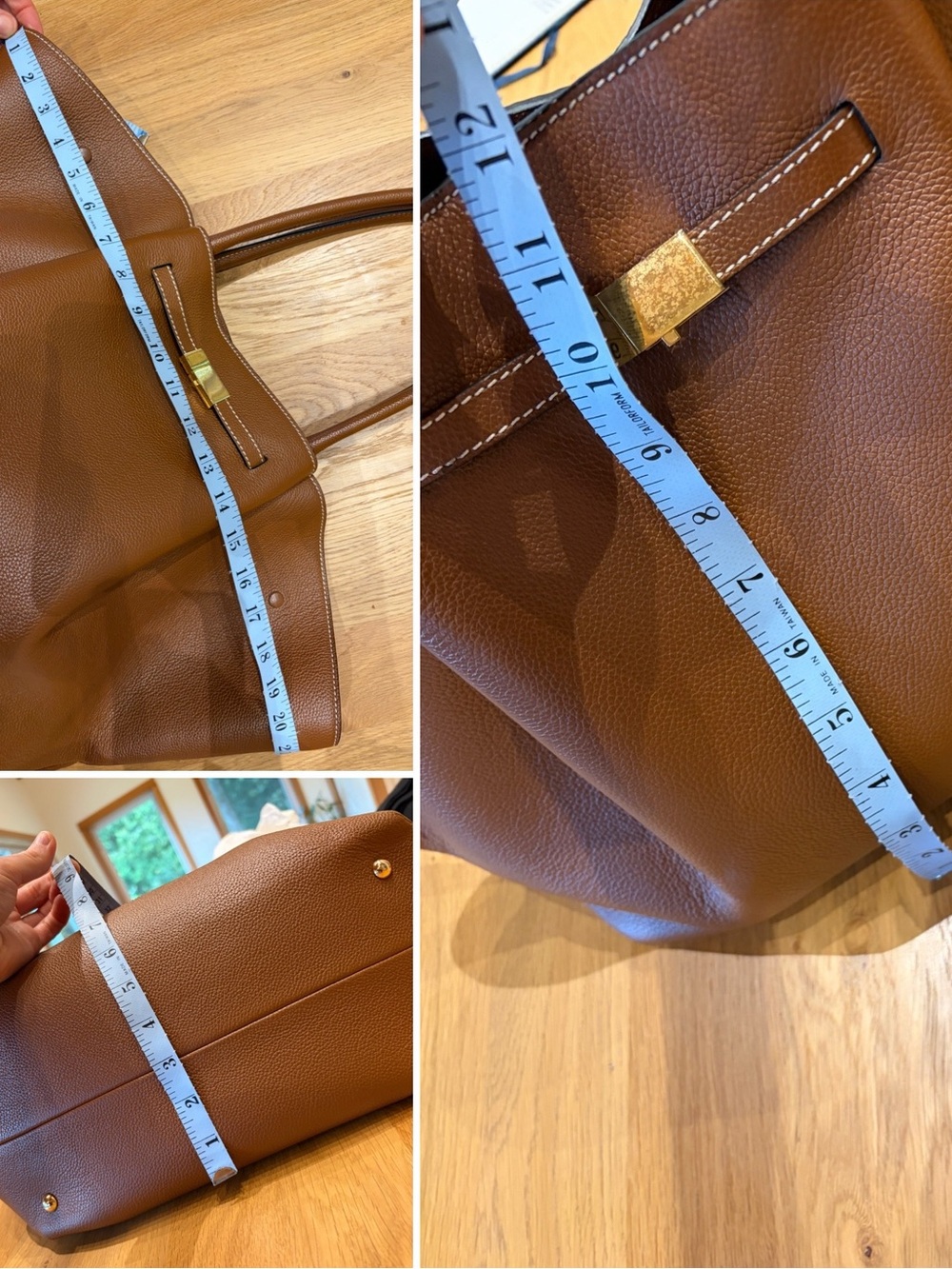 DeMellier 'The New York' Tote in Tan Grain Leather - Picture 13 of 15